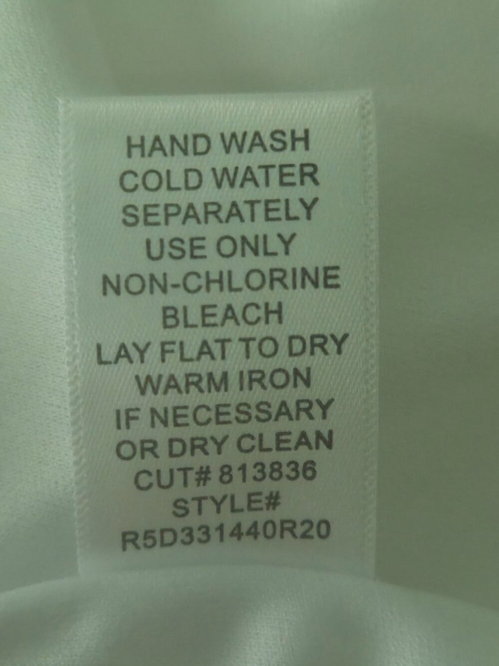White Summer Dress-Rabbit, Rabbit, Rabbit, Size 18W - Picture 5 of 5